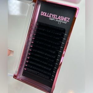 Faux Mink lashes, Eyelash Extension Supplies, Matte Black Trays